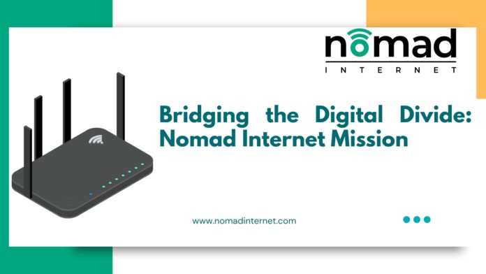 Bridging the Digital Divide: Nomad Internet Mission