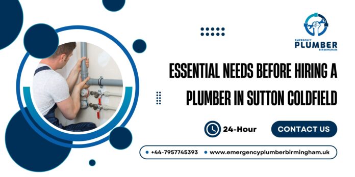 Plumber in Sutton Coldfield