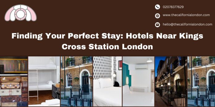 Hotels near kings cross station London