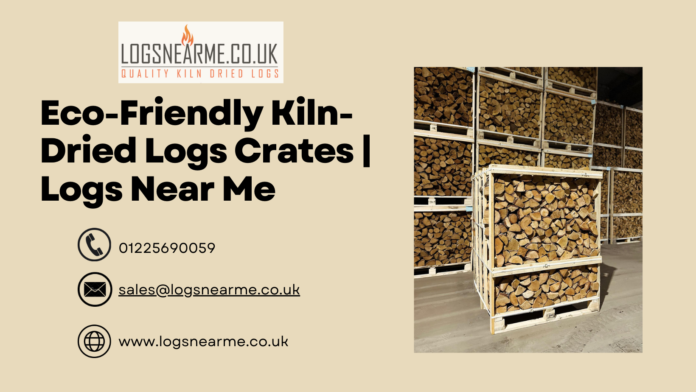 kilndried logs crates